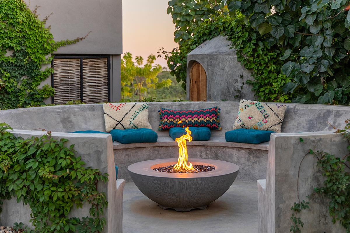 Communal Firepit at Casa Kura Kura