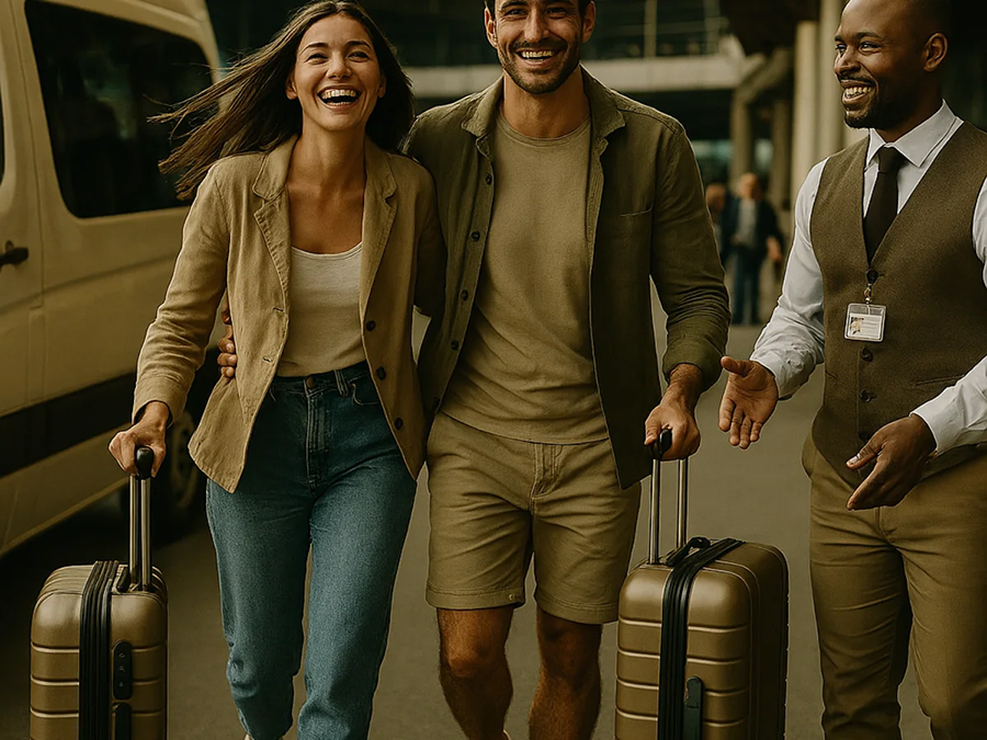 Meet and greet at the airport