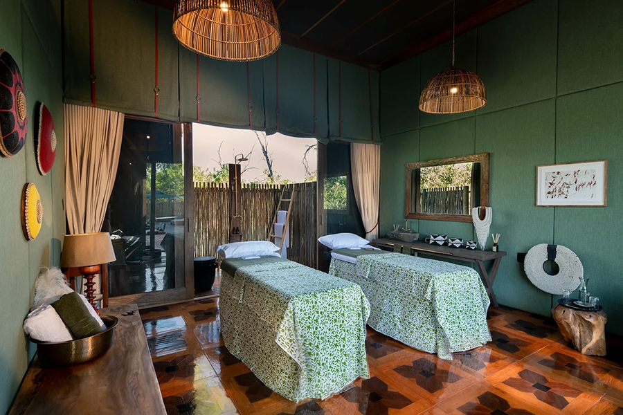 Spa treatment room - Atzaro Okavango Camp - Botswana